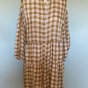 Max Studio Plaid Dress